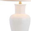 29" Gold Urn Table Lamp With Drum Shade
