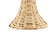 22" Light Brown Table Lamp With Globe Shade