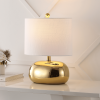 20" Clear Round Table Lamp With Novelty Shade