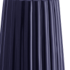 29" Navy Blue And Gold Table Lamp With Drum Shade