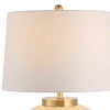 32" Clear Novelty Table Lamp LED With Empire Shade