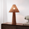 27" Clear Lantern Table Lamp With Empire Shade