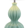 28" Clear Novelty Table Lamp LED With Drum Shade