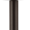 13" Antiqued Bronze USB Table Lamp With Dome Shade