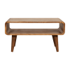 Wood Open Shelving TV Stand