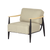 UpholsteCushion Wood Arm Chair