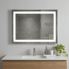 36" Lighted Frameless Bathroom Vanity Mirror