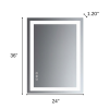 36" Lighted Frameless Bathroom Vanity Mirror