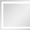 27" Silver Lighted Frameless Bathroom Vanity Mirror