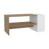 36" Beige Wood Fireplace Entertainment Center