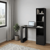 39" Black Wood Writing Desk