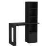 39" Black Wood Writing Desk