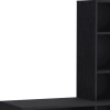 39" Black Wood Writing Desk