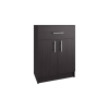 33" Black Wood Pantry Or Storage Closet