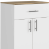 34" White Wood Pantry Or Storage Closet