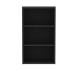 21" Black Wood Wall Mounted China Cabinet