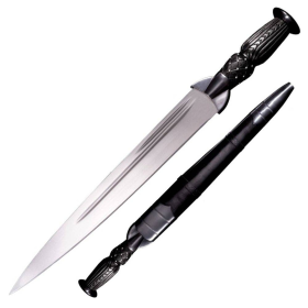 Cold Steel Scottish Dirk 1055 Carbon Steel + Leather Scabbard