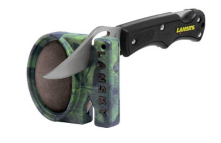 Lansky Quick Fix Pocket Knife Sharpener Carbide & Ceramic Camo