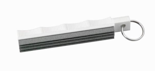 Lansky Fish Hook Sharpener Multiple Hook Sizes + Key Ring Included