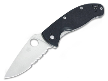 Spyderco Tenacious Folding Knife 8CR13MOV Steel G10 Handle 8CR13MOV Steel G10 Handle