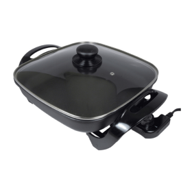 Better Chef Non-Stick Electric Skillet with Glass Lid
