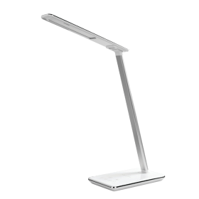 Supersonic LED Desk Lamp with Qi Wireless Charger for Mobile Phones (SC-6040QI-White)