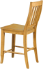 Sunset Trading Oak Selections School House 24" Barstool | Counter Height Stool | Light Oak | Set of 2