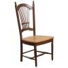 Sunset Trading Oak Selections Allenridge Dining Chair | Nutmeg Brown and Light Oak | Set of 2