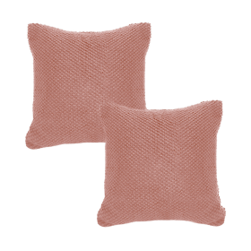Textu Coral Pillowcases Modern Woven Cushion Covers for Sofa, BedHome Dcor