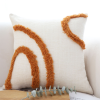 Organic Curve Accent Pillowcases Modern Abstract Decorative Cushion Covers for Sofa, BedHome Dcor