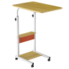 C Side Table 3-Tier Laptop Desk