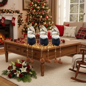 3PCS Set Christmas Gnome Table Decorations 4.3x4.3x20.1in Cute Holiday Centerpieces For Parties And Gifts Perfect For Thanksgiving And Festive Home De