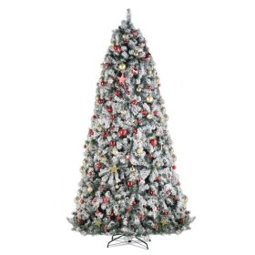 FCH 9ft 2094 Branch Automatic Tree Structure PVC Material Green Flocking 900 Lights Warm Color Four Colors 8 Modes With Remote Control Christmas Tree