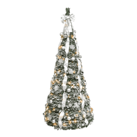 Artificial 6ft Flock  Up Christmas Tree