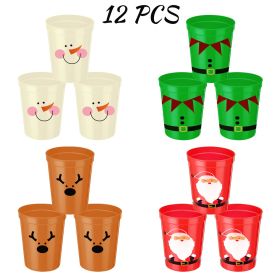 12 Pcs Christmas Drink Cups