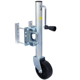 Trailer Jack, Boat Trailer Jack 32.8 In, Bolt-on Trailer Tongue Jack Weight Capacity 1000 Lb, With PP Wheels And Handle For Lifting RV Trailer, Horse