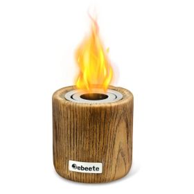 Portable Tabletop Mini Ethanol Fire Pit Bowl Fireplace, Wick Included, Indoor, Outdoor Use