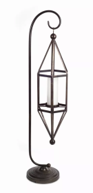 Hanging Lantern with Stand 45.5"H Metal