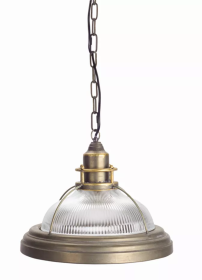 Ceiling Light 16"x54.5" Glass/Metal