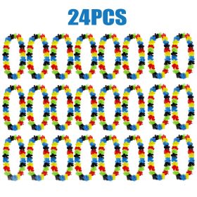 24 Pcs Colorful Hawaiian Leis