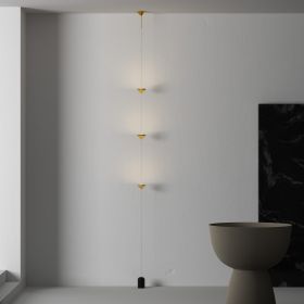 EP LIGHT Marble Brass LED Floor Light, 3-Head Flexible Floor Lamp, 3000K, 4000K, 6000K Ambient Lights