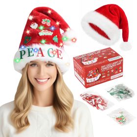 DIY LED Santa Hat - A Creative And Unique Design That Enhances The Festive Atmosphere. A Must-have For Holiday Outfits, A Fun Craft Activity, And A Gr