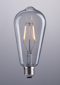 E26 ST64 2W LED 146 x 64 mm Clear