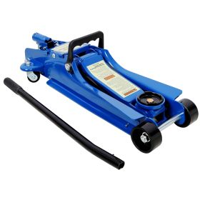 2.5 Ton Low Profile, Heavy Duty Steel Racing Floor Jack With Single Piston Lift Pump, Lifting Range 3.5-14.50