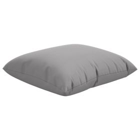 vidaXL Sofa Cushions 4 pcs Grey 60x60 cm Fabric