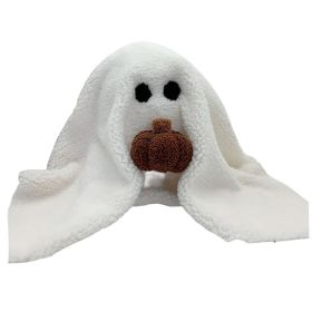 Ghost With Pumpkin Pillow Cute PP Cotton Stuffed Ghost Throw Pillow For Festive Party Haunted House Decor