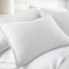 King/Cal King Lightweight White Ultra Soft 3-Piece Microfiber Quilt Set