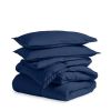Full/Double size Super Soft Down Alternative Comforter Set in Navy Blue