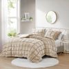 Twin Size Beige Velvety Soft Down Alternative Comforter Set