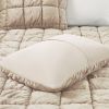 Twin Size Beige Velvety Soft Down Alternative Comforter Set